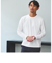 【WEB限定】JUST fit ジャケイン クルーネック 長袖 Tシャツ -吸水速乾・抗菌-