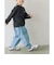 ストレッチ デニム カーブパンツ / キッズ  100cm-160cm - ストレッチ -