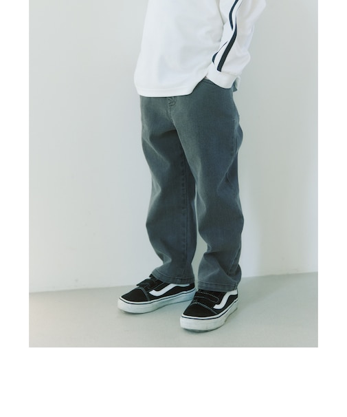ストレッチデニム ストレートパンツ / キッズ  100cm-160cm - ストレッチ -