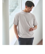 【WEB限定】JUST fit デイリー モック 半袖 Tシャツ カットソー -吸水速乾・抗菌-