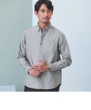 【WEB限定】JUST fit デイリー オックスフォード ボタンダウン シャツ