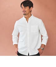 【WEB限定】JUST fit デイリー オックスフォード ボタンダウン シャツ