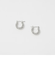 ギザギザ フープピアス