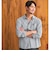 【WEB限定】JUST fit トリコット ドレープ シャツ