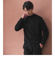 【WEB限定】JUST fit デイリーモック 長袖 Tシャツ -吸水速乾・抗菌-