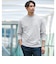 【WEB限定】JUST fit デイリーモック 長袖 Tシャツ -吸水速乾・抗菌-