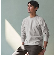 【WEB限定】JUST fit クリーン カノコ ジャケイン 長袖 Tシャツ -抗菌-