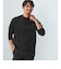 【WEB限定】JUST fit クリーン カノコ モックネック 長袖 Tシャツ -抗菌-