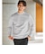 【WEB限定】JUST fit クリーン カノコ モックネック 長袖 Tシャツ -抗菌-
