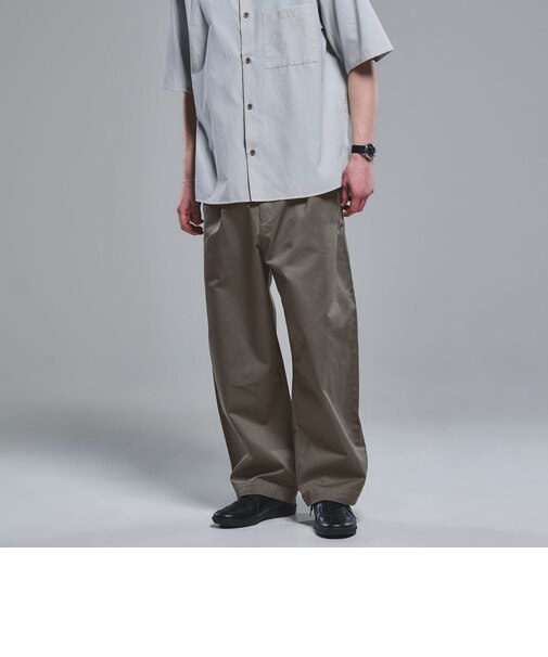 【WEB限定】<3/2 WORKS>GLR ワイドチノ チノパンツ