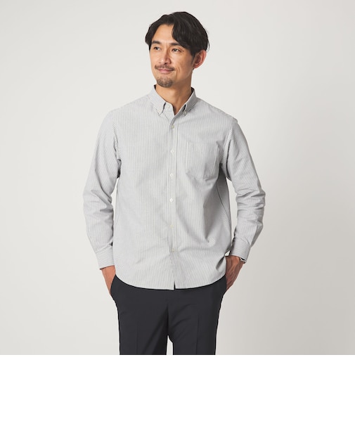【WEB限定】JUST fit オックスフォード ボタンダウン 長袖 シャツ
