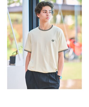 ＜FRED PERRY＞ツインティップ Tシャツ