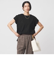 グロッシー フレンチスリーブ Tシャツ 制菌