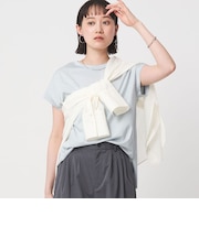グロッシー フレンチスリーブ Tシャツ 制菌