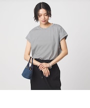 グロッシー フレンチスリーブ Tシャツ 制菌