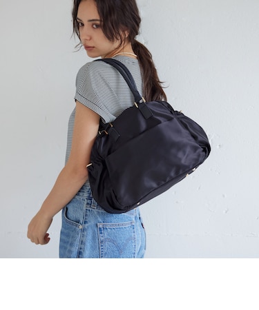 【WEB限定】2WAY Wジップ ボストン バッグ はっ水