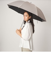【別注】<because>パイピング アンブレラ 長傘 晴雨兼用 レイン UVカット