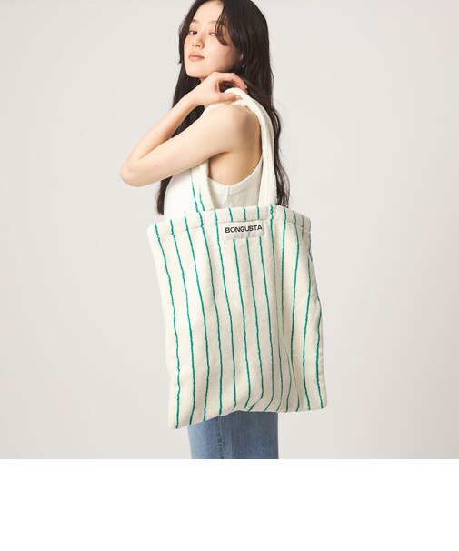 <BONGUSTA>トートバッグ(ストライプ)