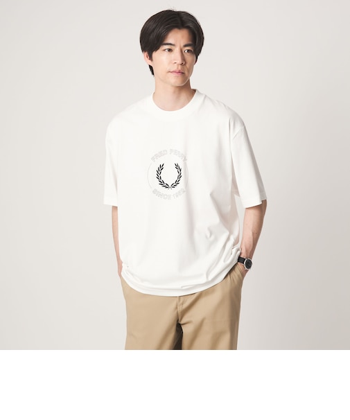 <FRED PERRY>サークル グラフィック ロゴ 半袖 Tシャツ