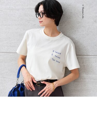 【別注】<Thomas Lelu>サインアート 半袖 Tシャツ カットソー