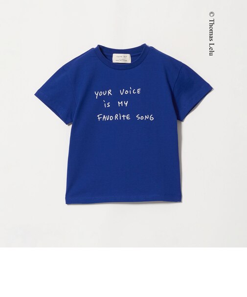 【別注】＜Thomas Lelu＞サインアート 半袖 Tシャツ カットソー / キッズ 120cm-140cm