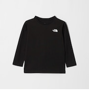 【WEB限定】<THE NORTH FACE> スクエアロゴ ロングスリーブ Tシャツ / キッズ 130cm-160cm