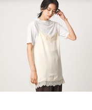 【WEB限定】<at ease>レースキャミ × Tシャツ セット