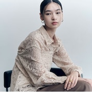 <SEASONAL COLLECTION>IPEKER オパール スカーフ シャツ