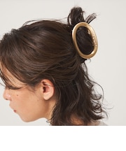 <To b. by agnes b.コラボ>ロゴ ヘアクリップ(オーバル)