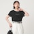 ＜To b. by agnes b.コラボ＞ロゴ リンガー Tシャツ