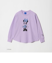 【別注】<URBAMENT>ミニーマウス ロングスリーブ Tシャツ / キッズ 140cm-150cm