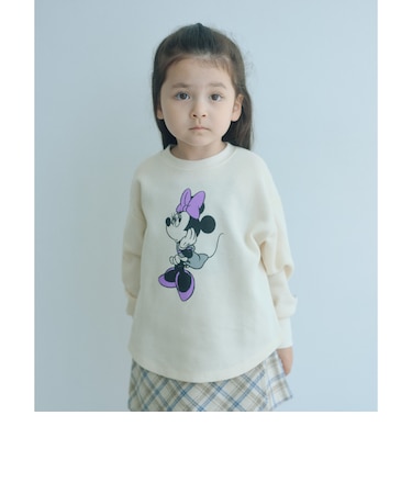 【別注】<URBAMENT>ミニーマウス ロングスリーブ Tシャツ / キッズ 100cm-130cm