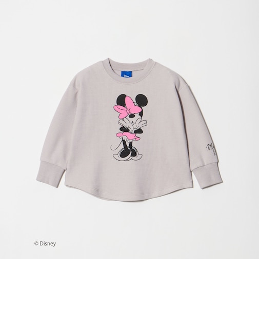 【別注】<URBAMENT>ミニーマウス ロングスリーブ Tシャツ / キッズ 100cm-130cm