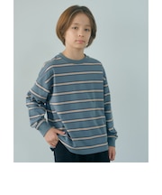 フトピッチ ボーダー ロングスリーブ Tシャツ / キッズ 100cm-160cm
