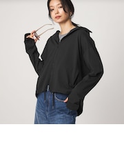 【WEB限定】＜at ease＞ドロスト カットソー パーカー  UVカット 接触冷感 遮熱