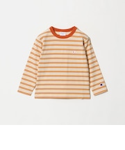 ＜Champion＞ボーダー ロングスリーブ Tシャツ / キッズ 110cm-130cm