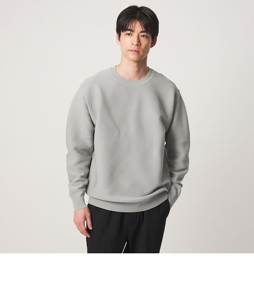 【WEB限定】ガーター編み クルーネック ニット