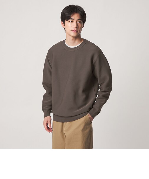 【WEB限定】ガーター編み クルーネック ニット