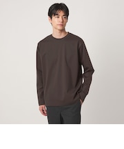 オーガニック コットン ポンチ クルーネック 長袖 Tシャツ