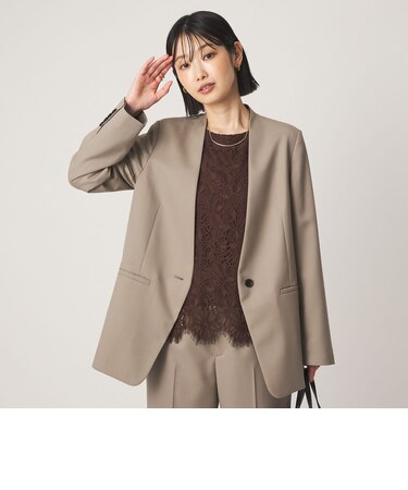 ［size SHORT/TALLあり］Greed グリード ノーラペル ジャケット ウォッシャブル