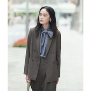 ［size SHORT/TALLあり］カチリラ ダブル ジャケット ウォッシャブル ストレッチ