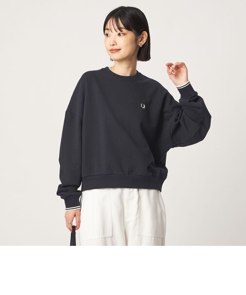 【WEB限定】<FRED PERRY>クルーネック ショート スウェット
