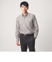 エブリット コットンオックス ソリッド スナップ ボタンダウン シャツ -イージーアイロン-