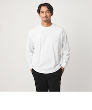 【WEB限定】JUST fit デイリー ワイド 長袖 Tシャツ -吸水速乾・抗菌-