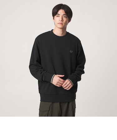 <FRED PERRY>クルーネック 長袖 スウェット