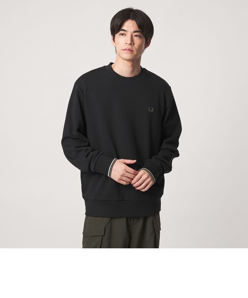 <FRED PERRY>クルーネック 長袖 スウェット