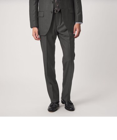 DORMEUIL HX 1プリーツ スーツパンツ
