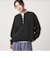 【WEB限定】＜at ease＞ダブルフェイス レースアップ プルオーバー カットソー