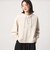 【WEB限定】＜at ease＞ダブルフェイス レースアップ プルオーバー カットソー