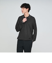 スノーダイ ウール ニット 長袖 ポロシャツ